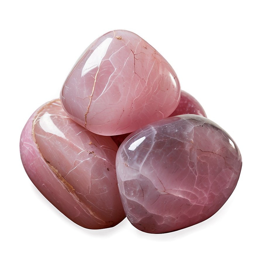 Rose Quartz Tumbled Stone Png Fyv38 PNG Image