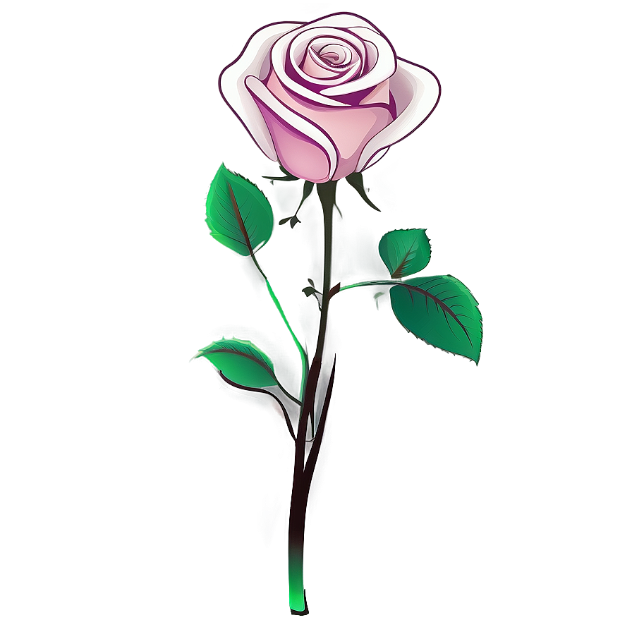 Rose Vector A PNG Image