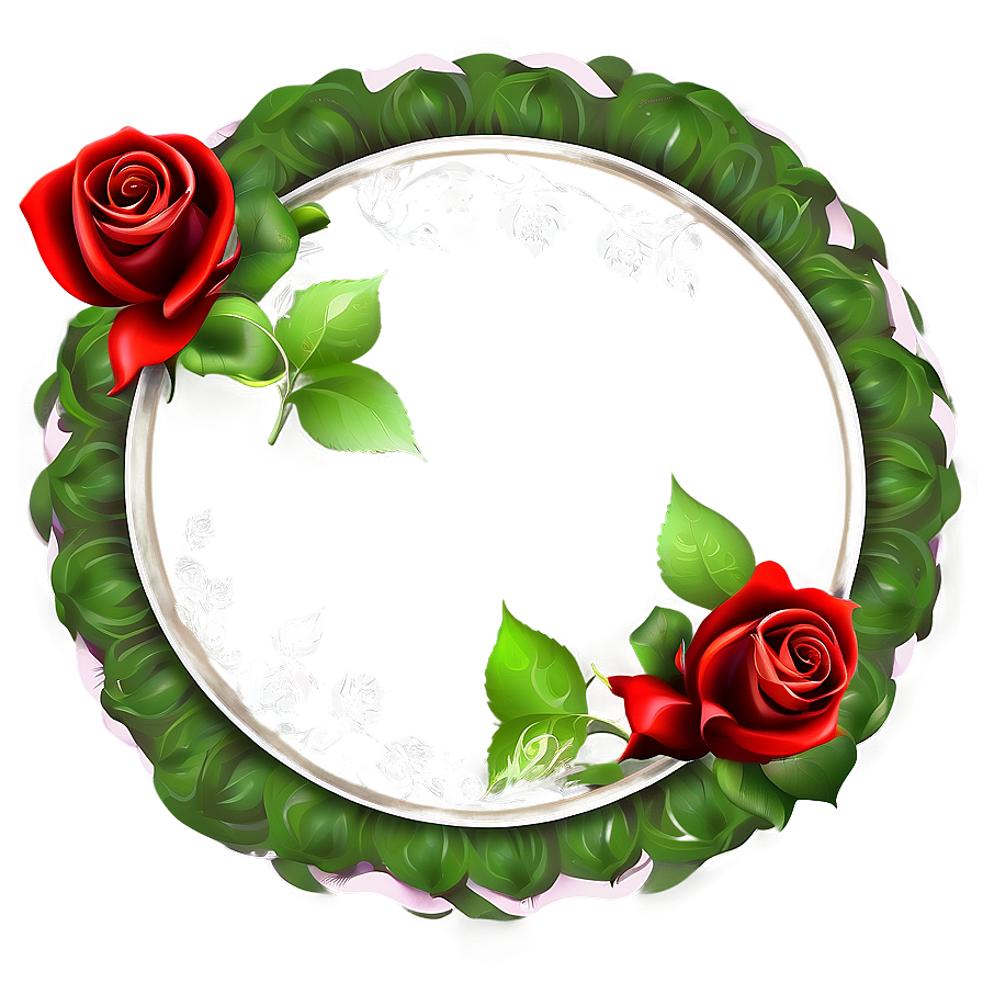 Rose Vector Border Png 33 PNG Image