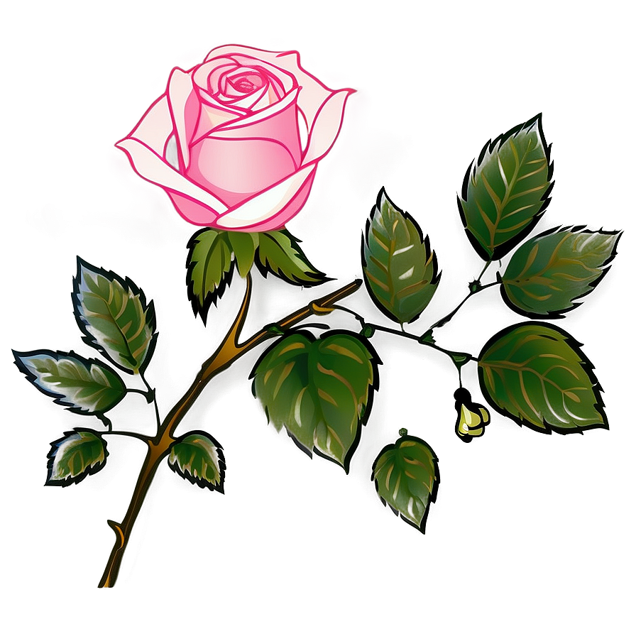 Rose Vine Png 34 PNG Image