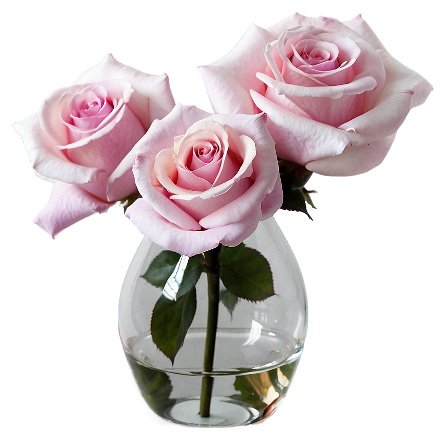 Roses In Glass Vase Png 87 PNG Image