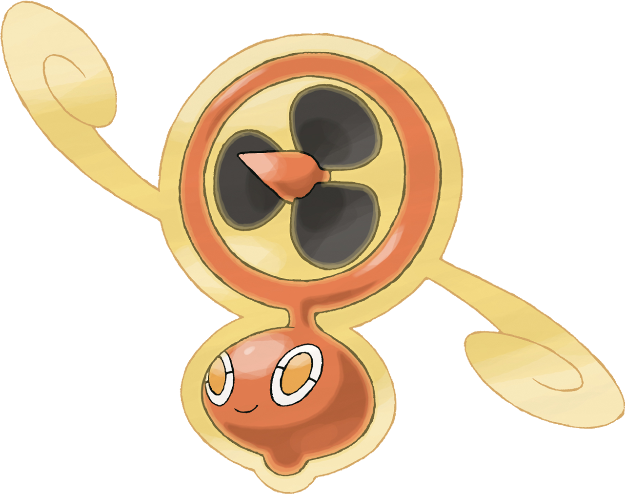 Rotom Fan Form Pokemon PNG Image