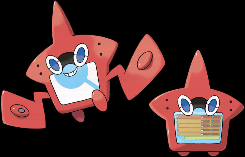 Rotom Pokedexand Fan Forms PNG Image