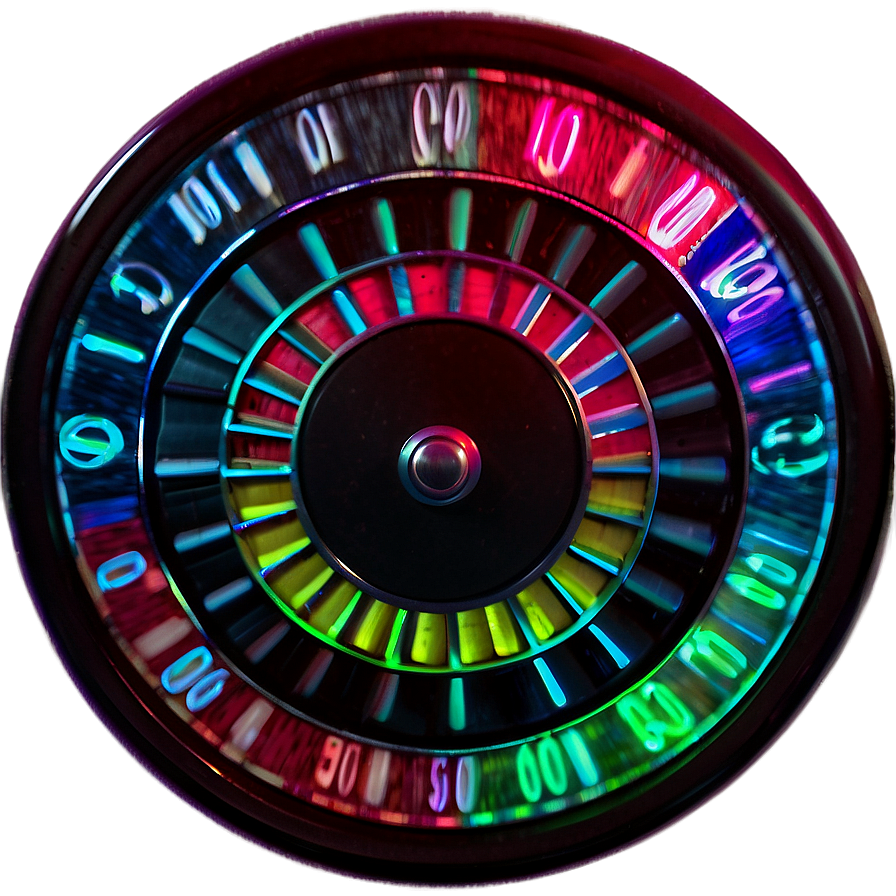 Roulette Wheel Glowing Look Png 50 PNG Image