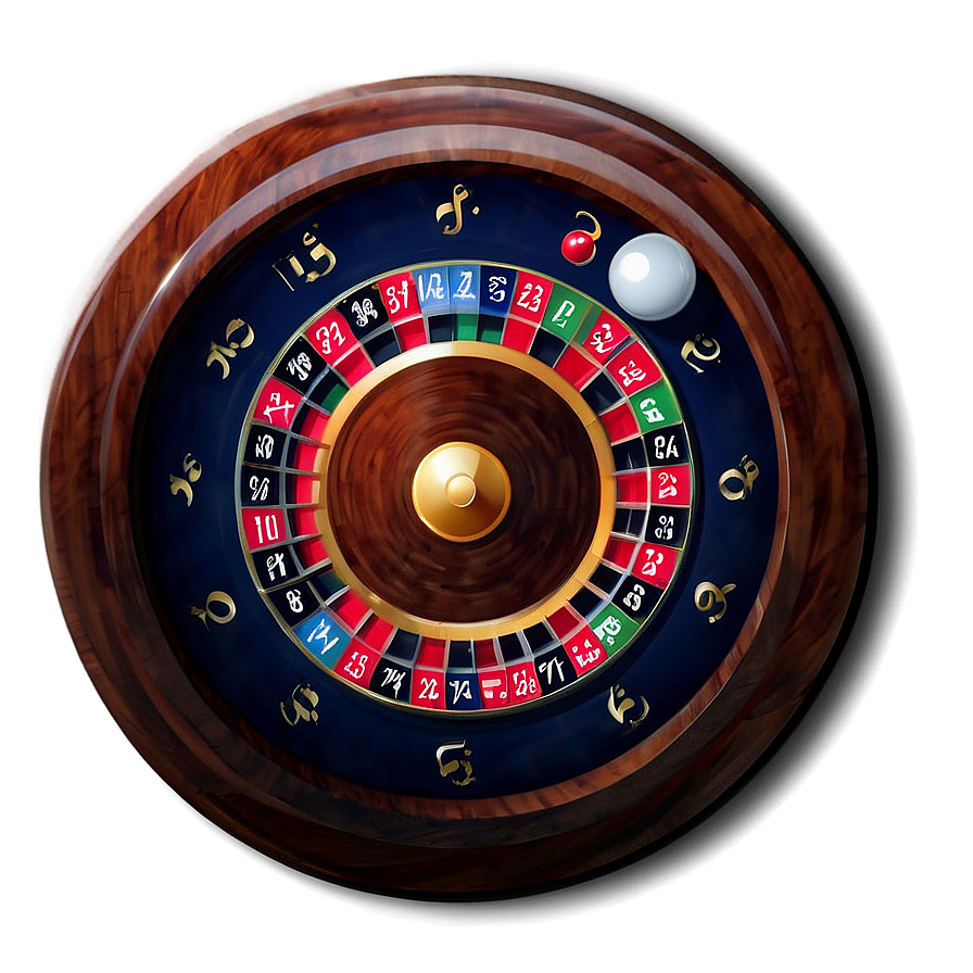 Roulette Wheel With Ball Png 06212024 PNG Image