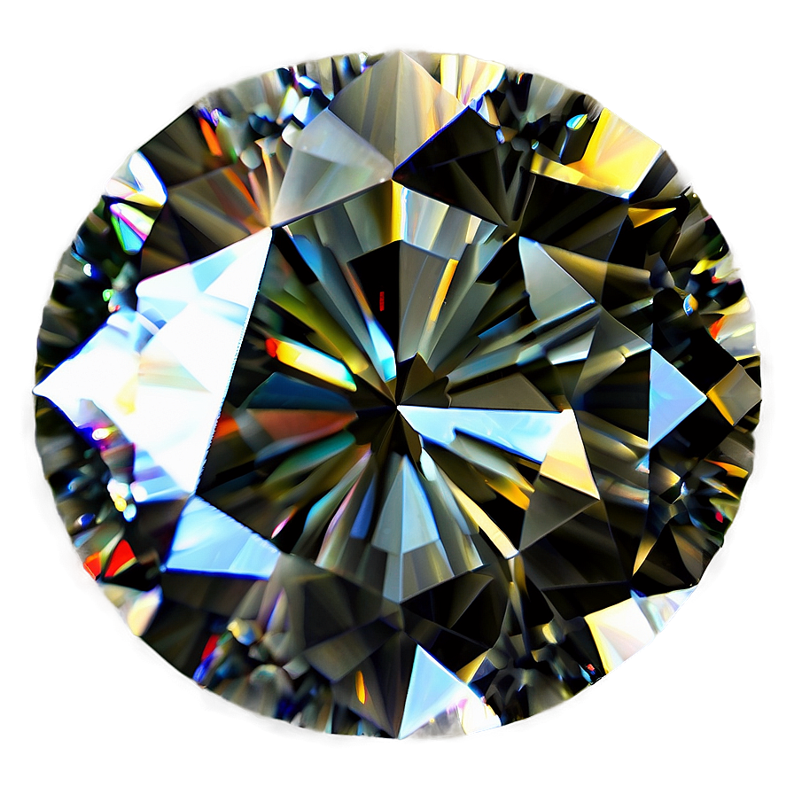 Round Diamond Elegance Png 46 PNG Image