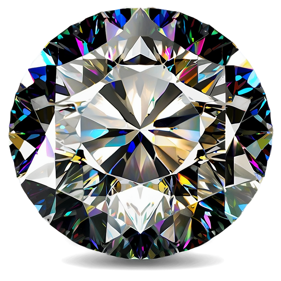 Round Diamond Perfection Png Jli21 PNG Image