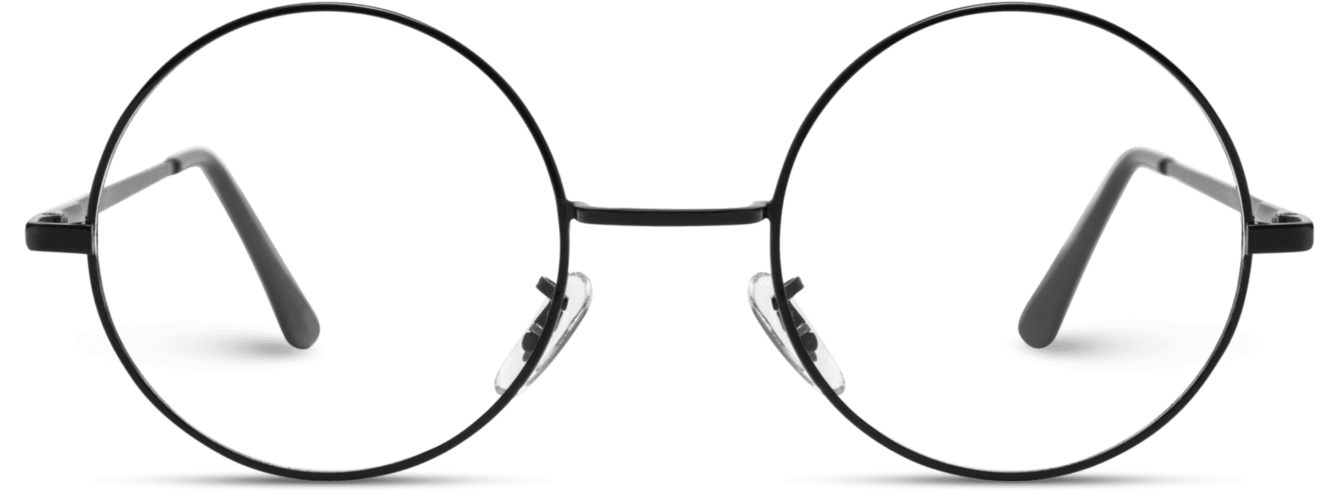 Round Frame Metal Eyeglasses PNG Image