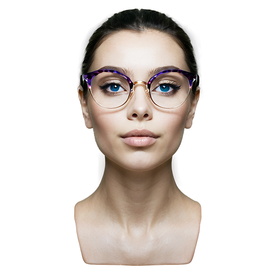 Round Glasses With Thin Frames Png 62 PNG Image