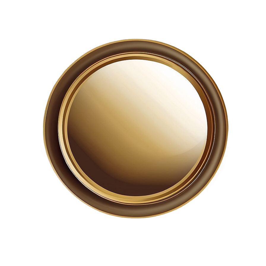 Round Gold Circle Frame Png 06262024 PNG Image