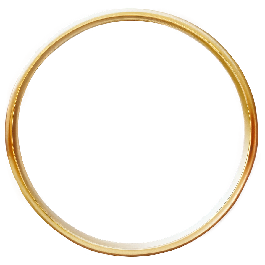 Round Gold Circle Frame Png 41 PNG Image