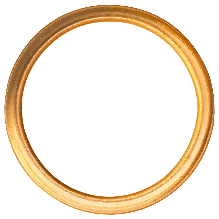 Round Gold Circle Frame Png Fpo PNG Image