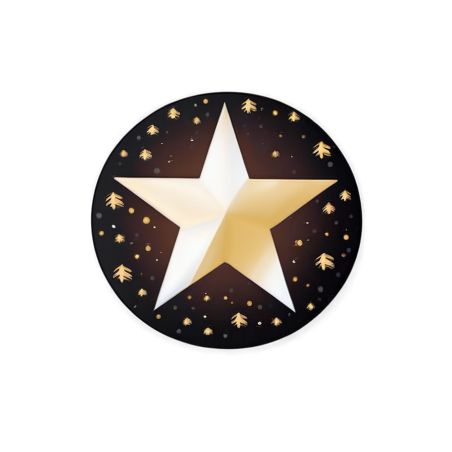 Round Star Figure Png Vck PNG Image