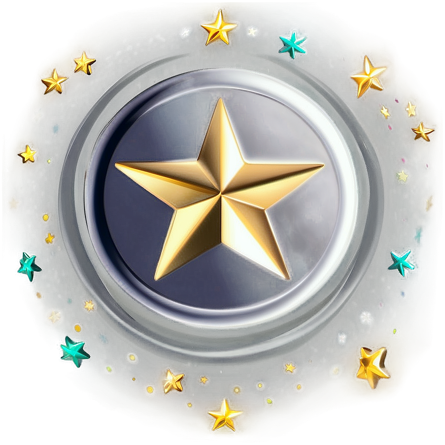 Round Star Representation Png Xvs91 PNG Image