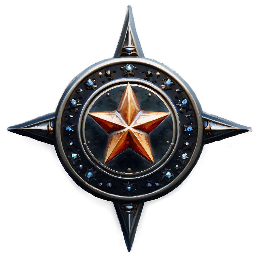 Round Star Sign Png Lmq PNG Image