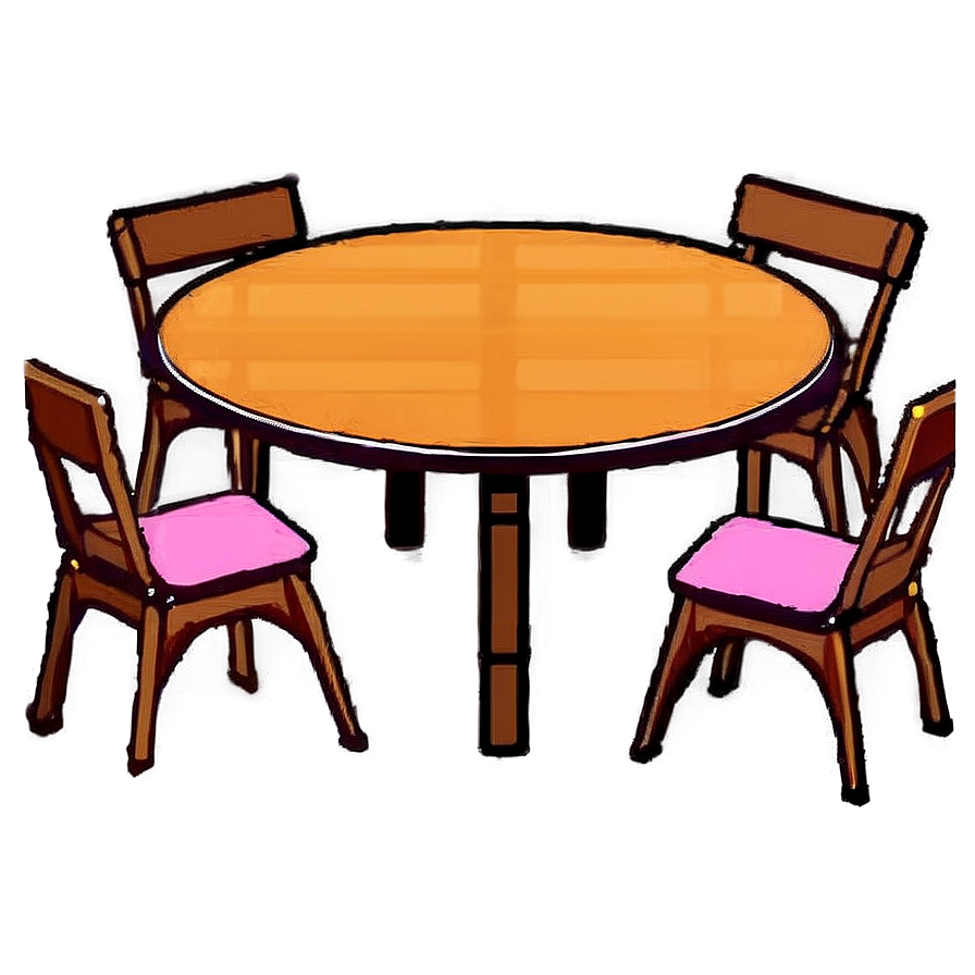 Round Table Board Game Evening Png 96 PNG Image