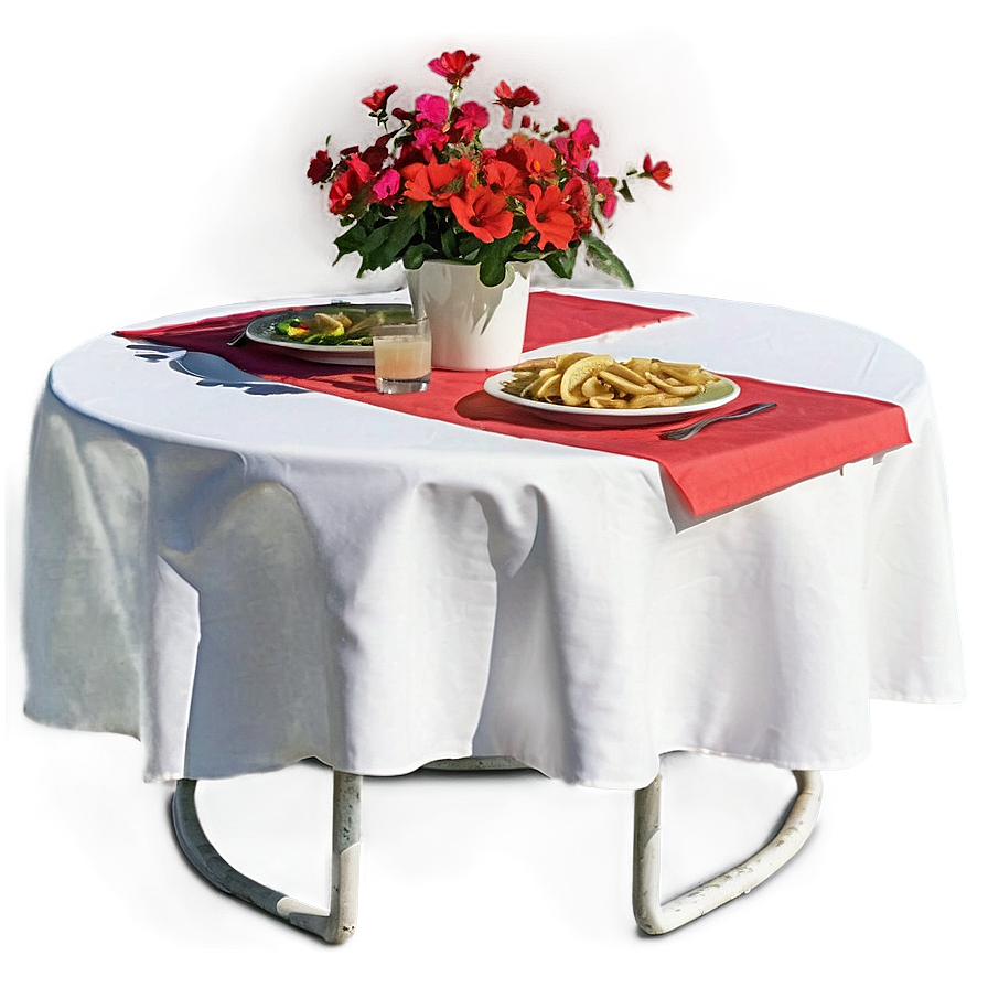 Round Table Garden Party Png Xxp PNG Image