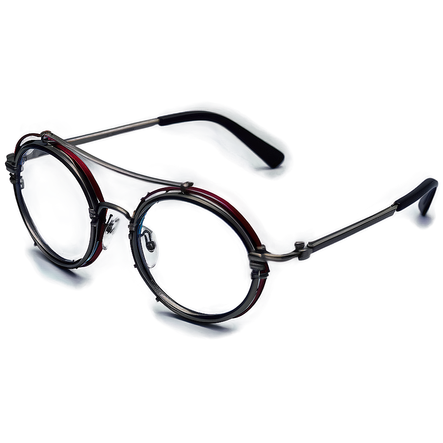 Round Wire Frame Glasses Png Cbr28 PNG Image