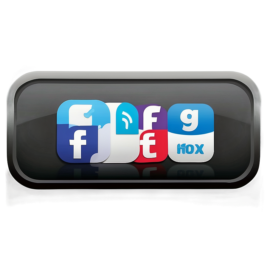 Rounded Rectangle Social Media Icon Png 12 PNG Image