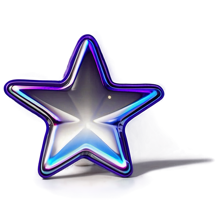 Rounded Star D PNG Image