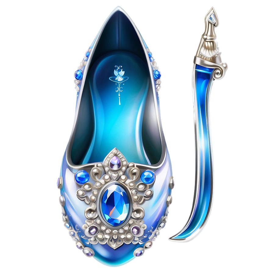 Royal Ball Glass Slipper Png Fog90 PNG Image