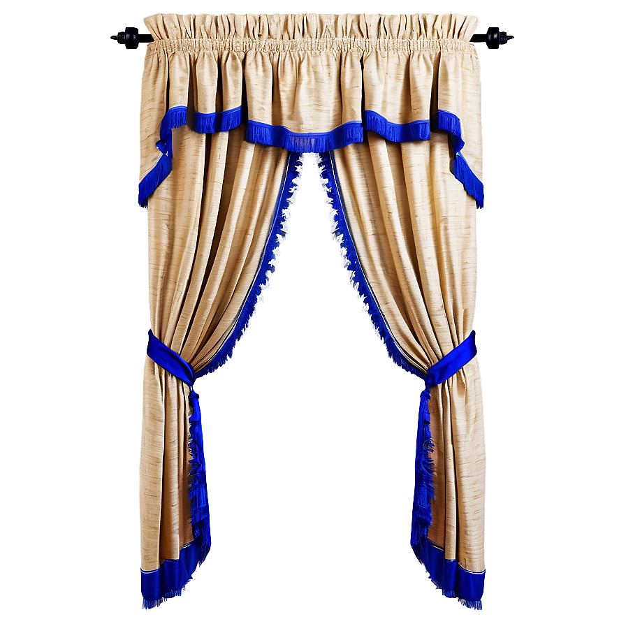 Royal Blue Curtain Png 05252024 PNG Image