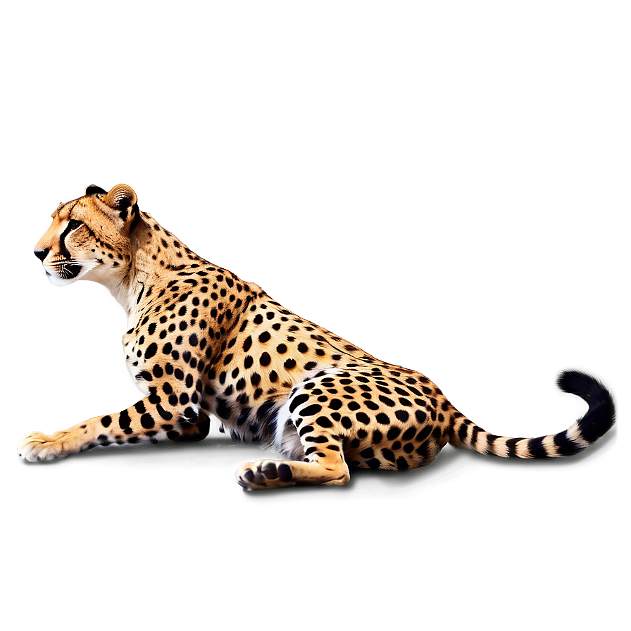 Royal Cheetah Pose Png Qdu19 PNG Image