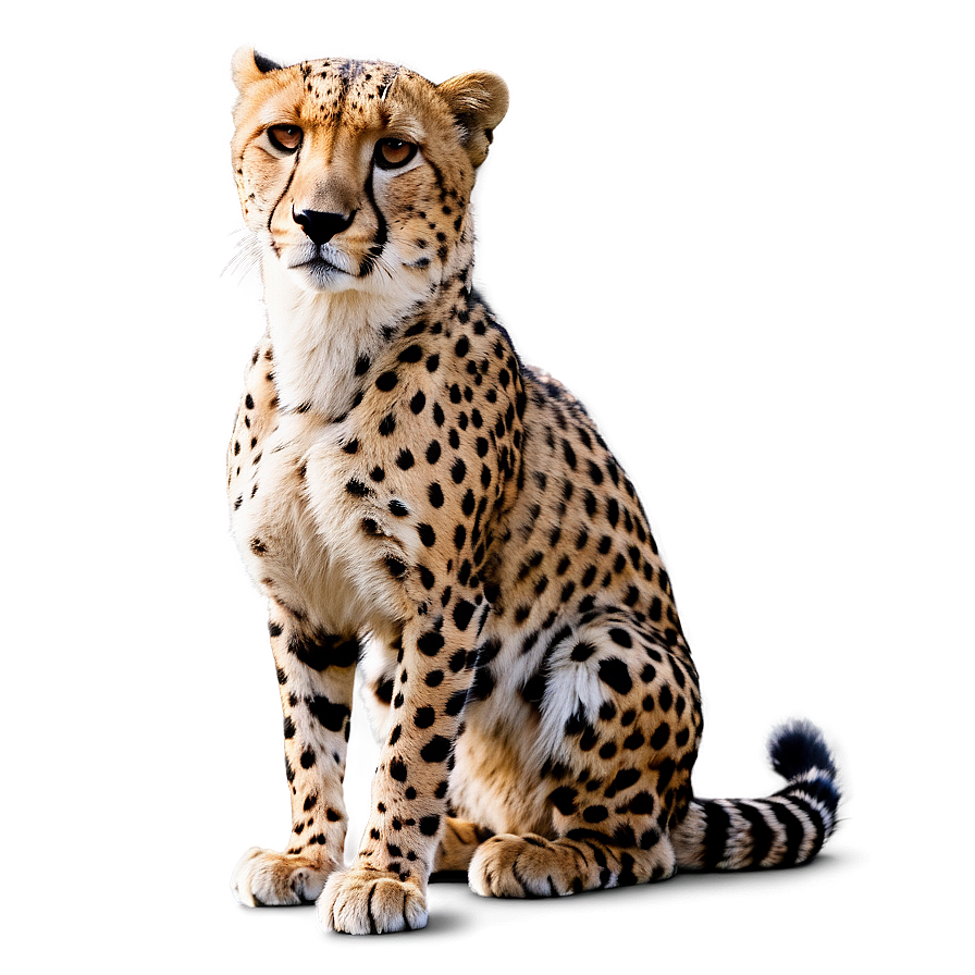 Royal Cheetah Pose Png Ukm PNG Image