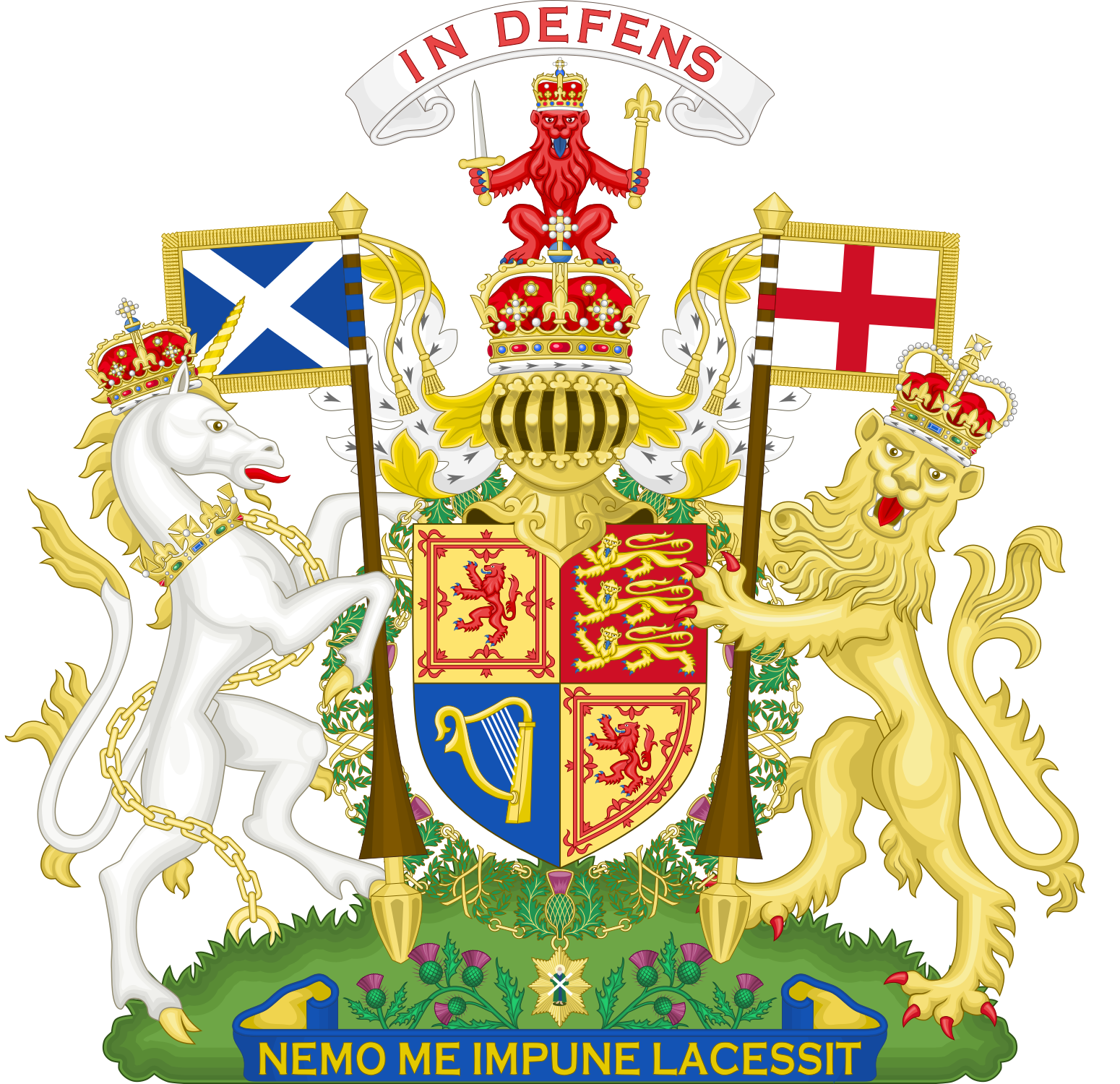 Royal Coatof Arms United Kingdom PNG Image