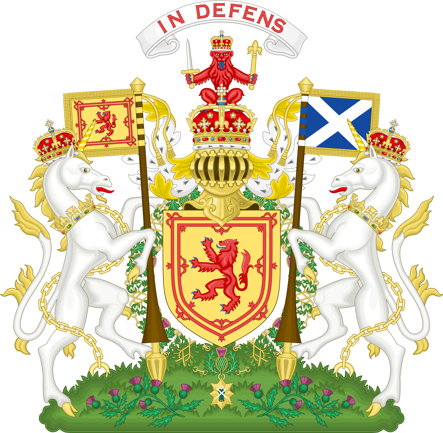 Royal Coatof Armsof Scotland PNG Image