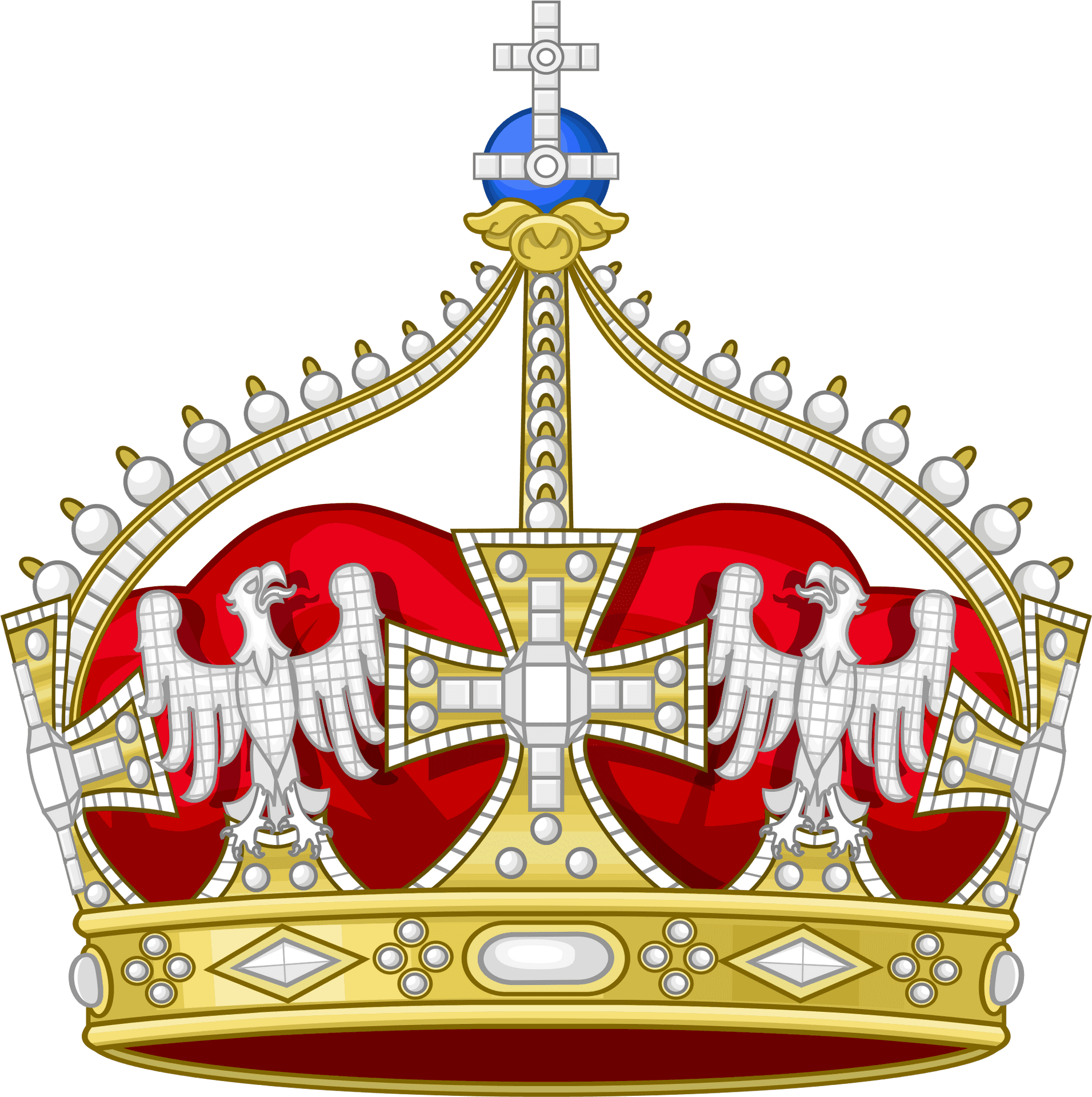 Royal Crown Illustration PNG Image