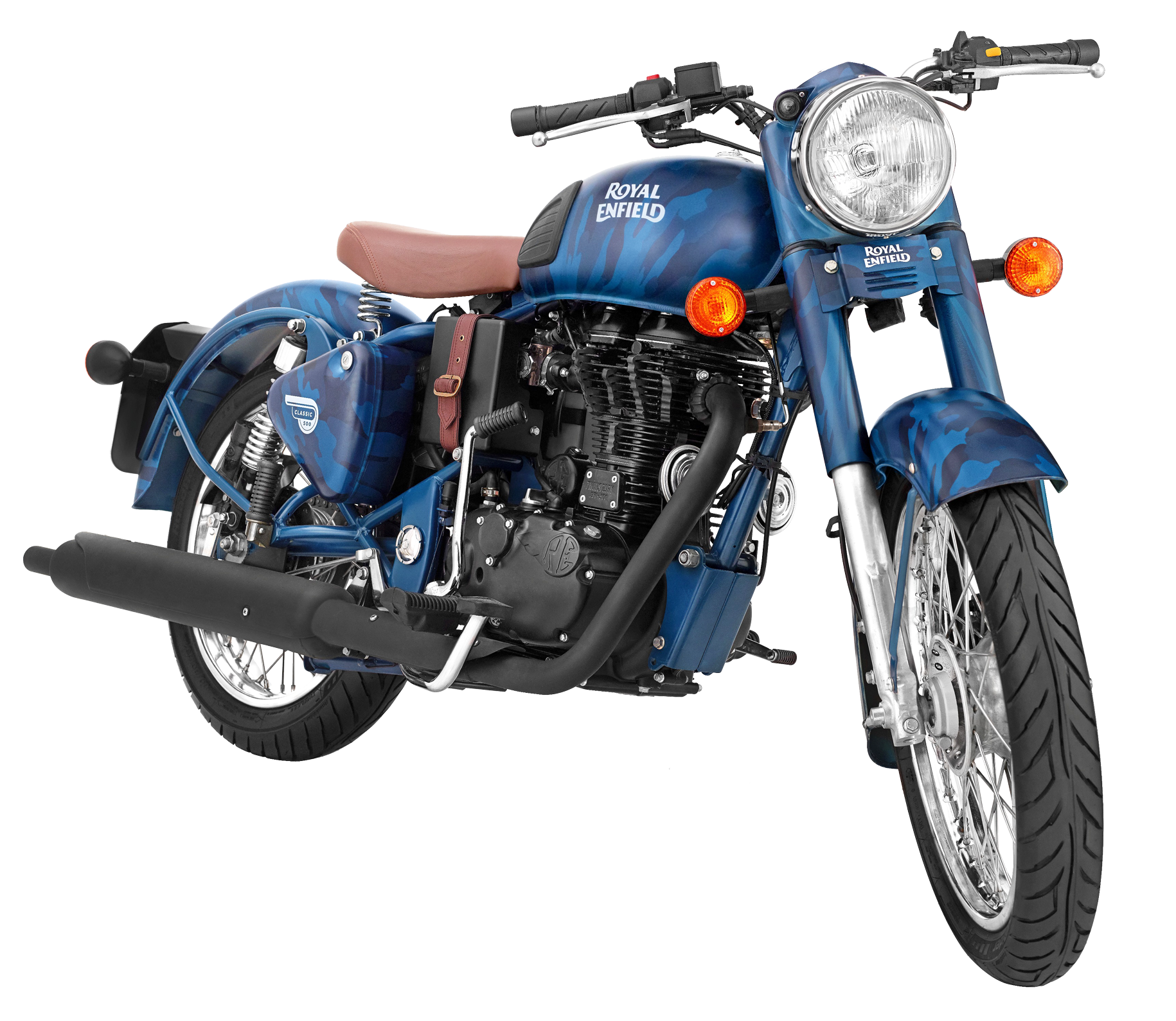 Royal Enfield Classic Motorcycle PNG Image