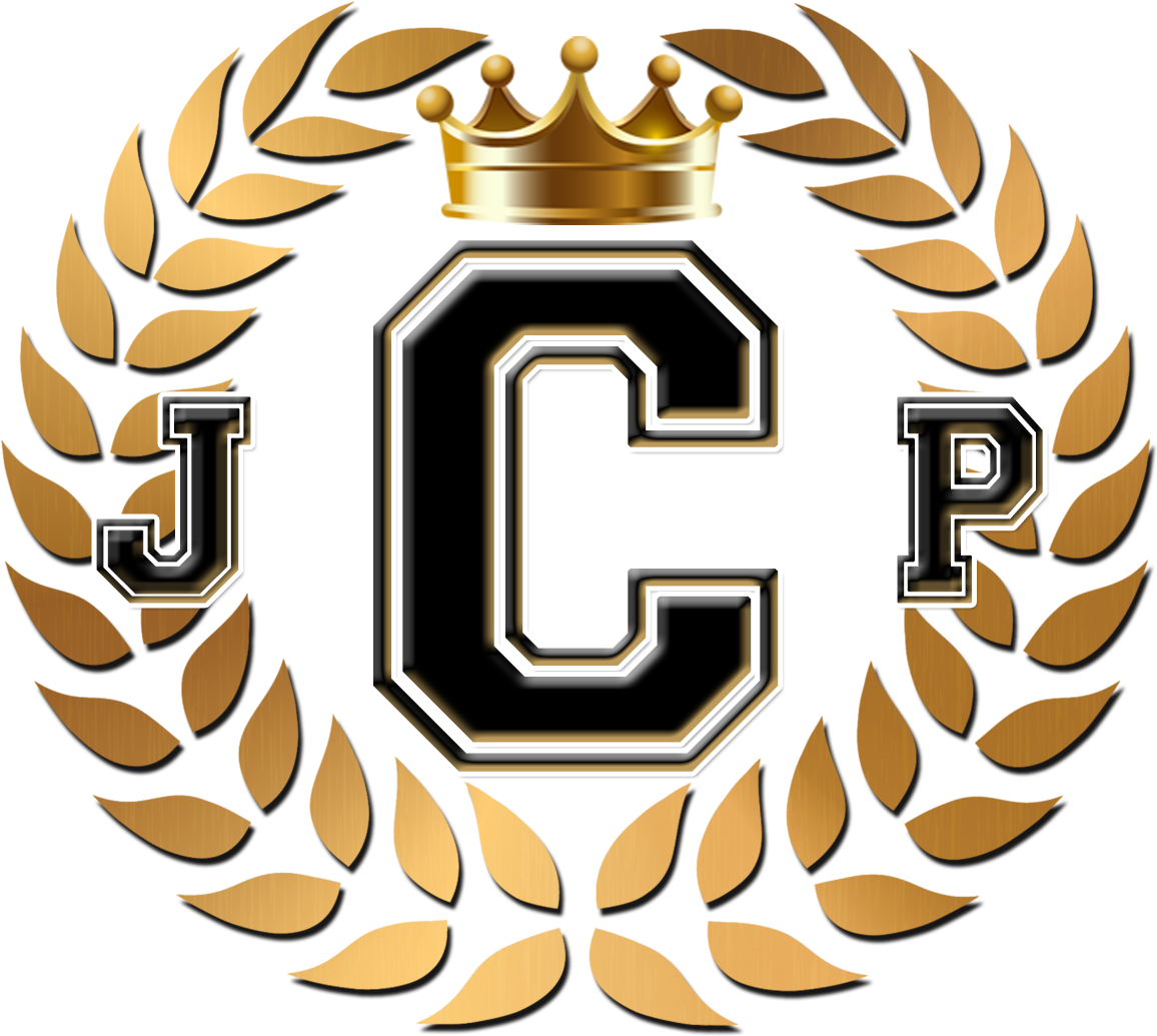 Royal Monogram J C Pwith Laurel Wreathand Crown PNG Image