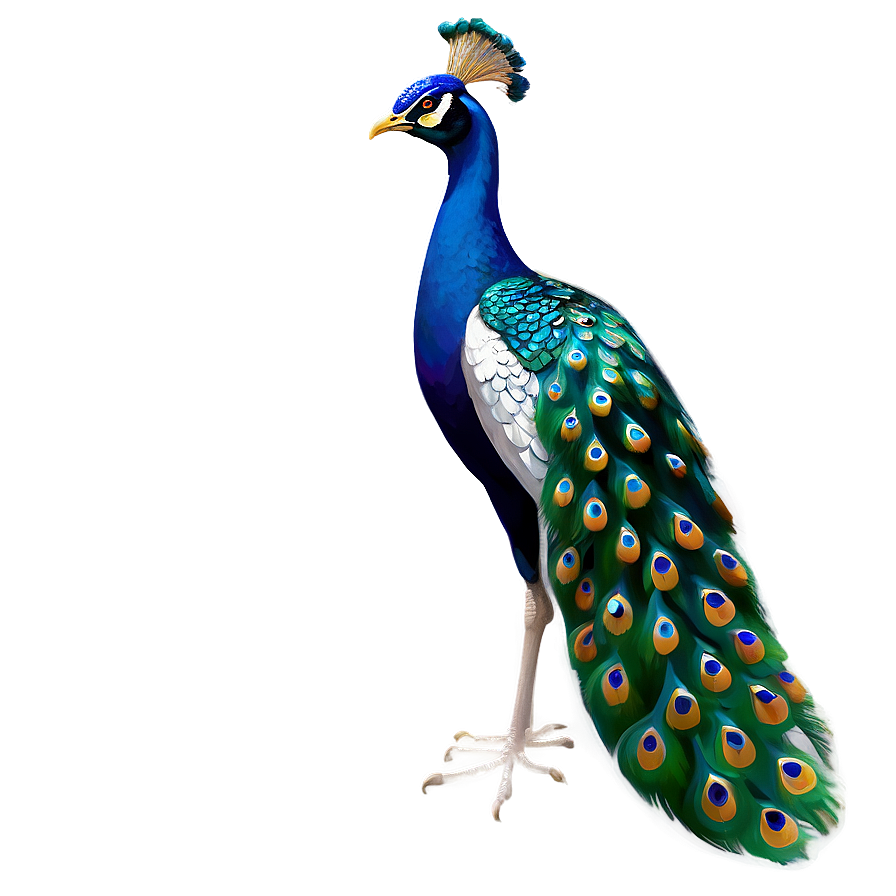 Royal Peacock Stance Png 66 PNG Image