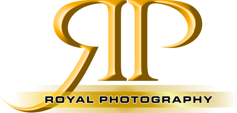 Royal Photography Logo Golden PNG Image