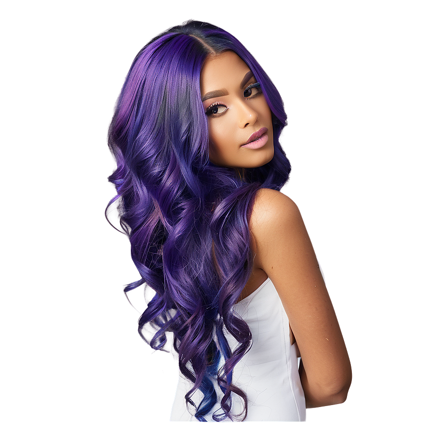 Royal Purple Hair Queen Png Ucr25 PNG Image