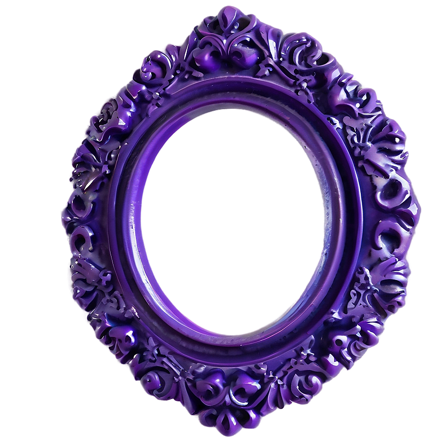 Royal Purple Velvet Border Png 64 PNG Image