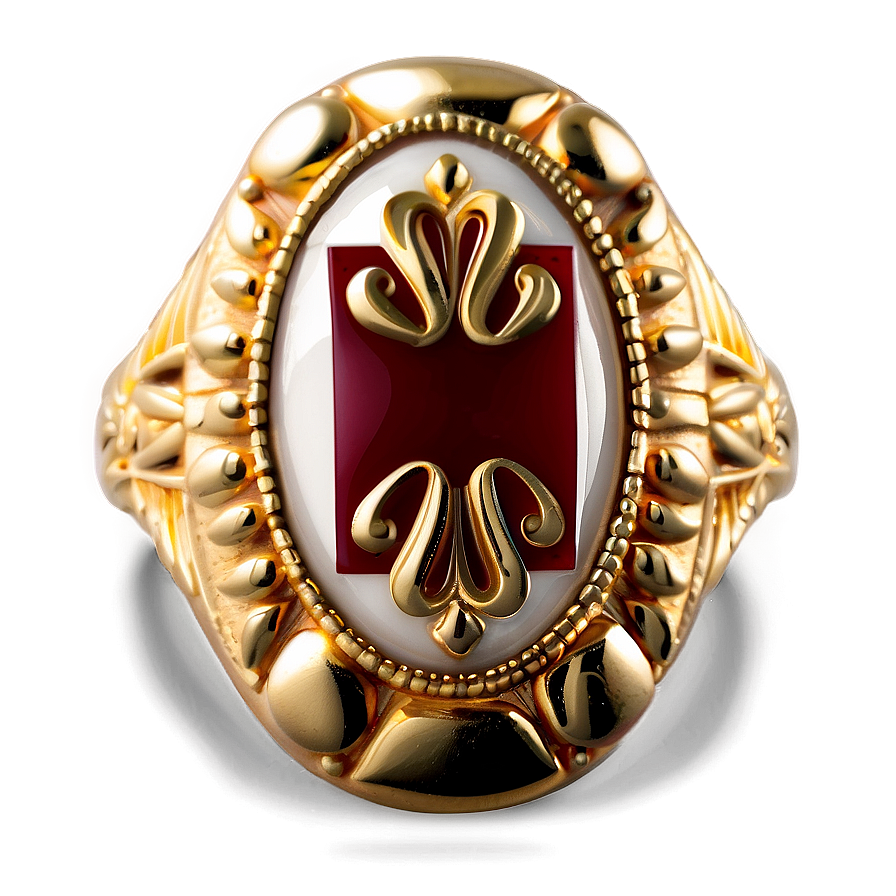 Royal Signet Ring Png 06252024 PNG Image