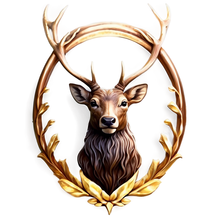 Royal Stag Emblem Png 06292024 PNG Image