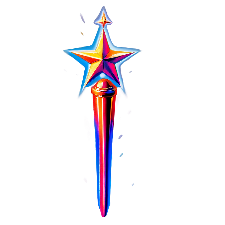 Royal Star Wand Png 06132024 PNG Image