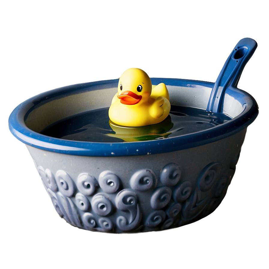 Rubber Duck In Bathtub Png 05252024 PNG Image