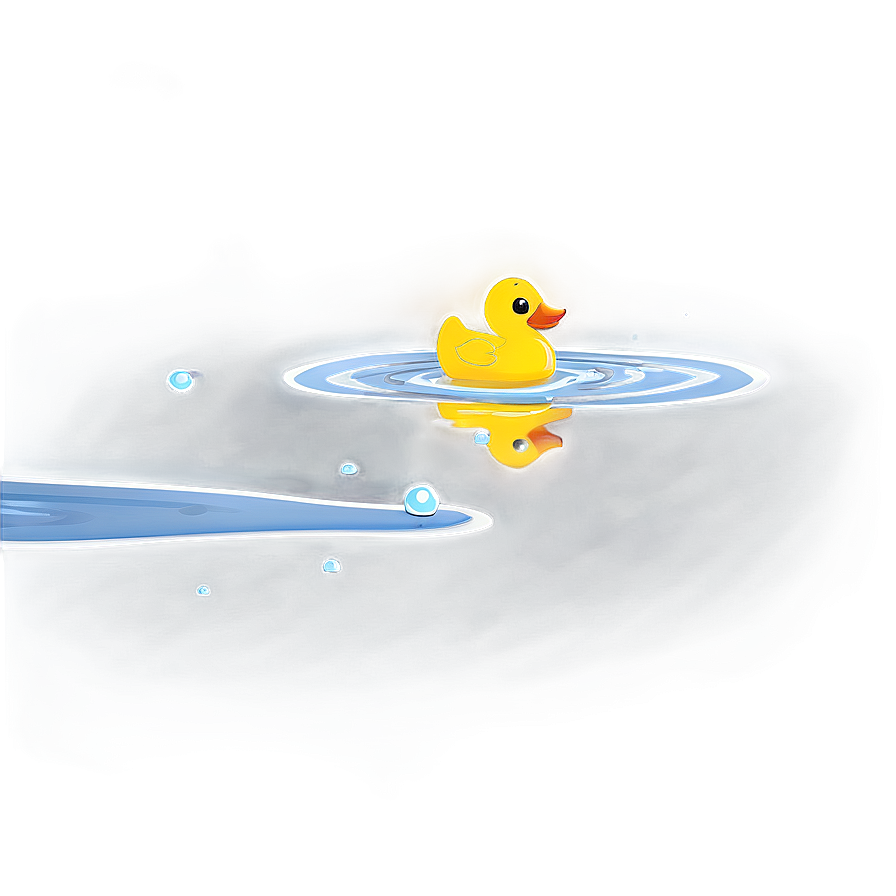 Rubber Duck In Water Png Fgq PNG Image