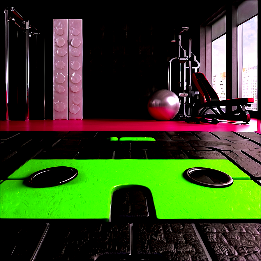 Rubber Gym Tiles Png Kyo PNG Image