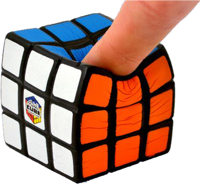 Rubiks Cube Twist Motion PNG Image