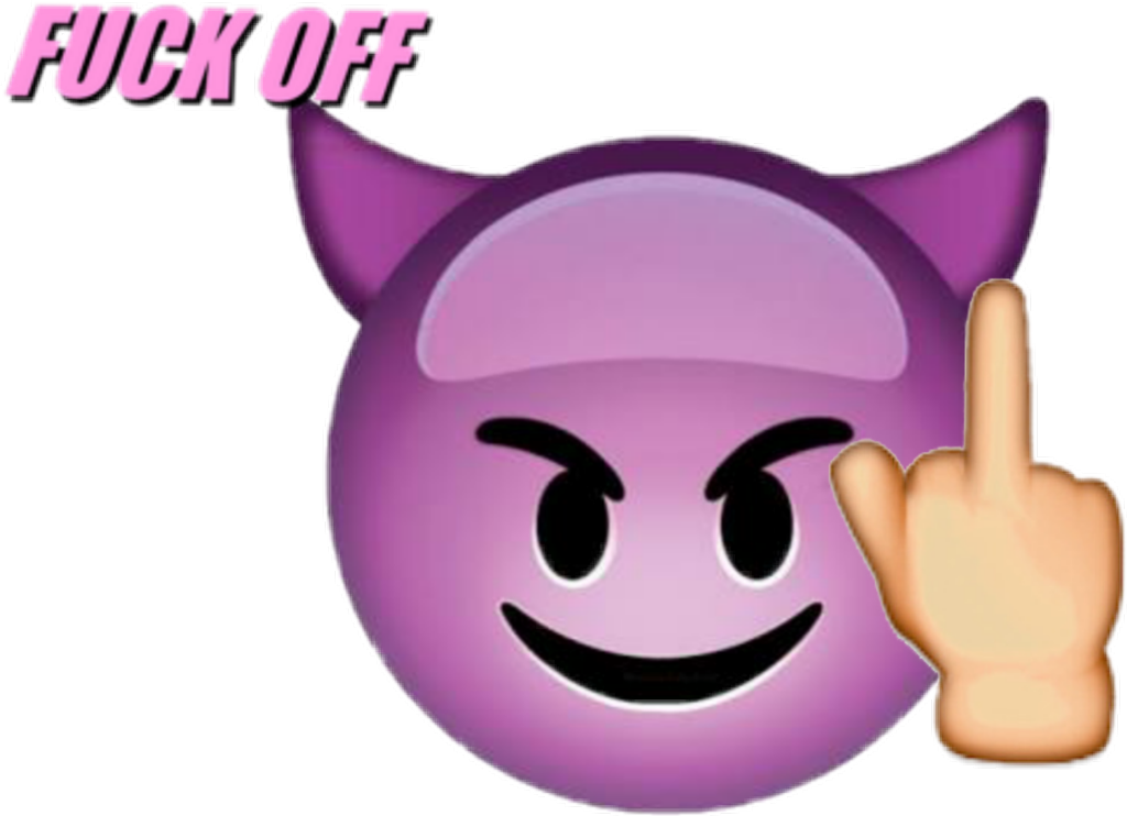 Rude Gesture Emoji PNG Image