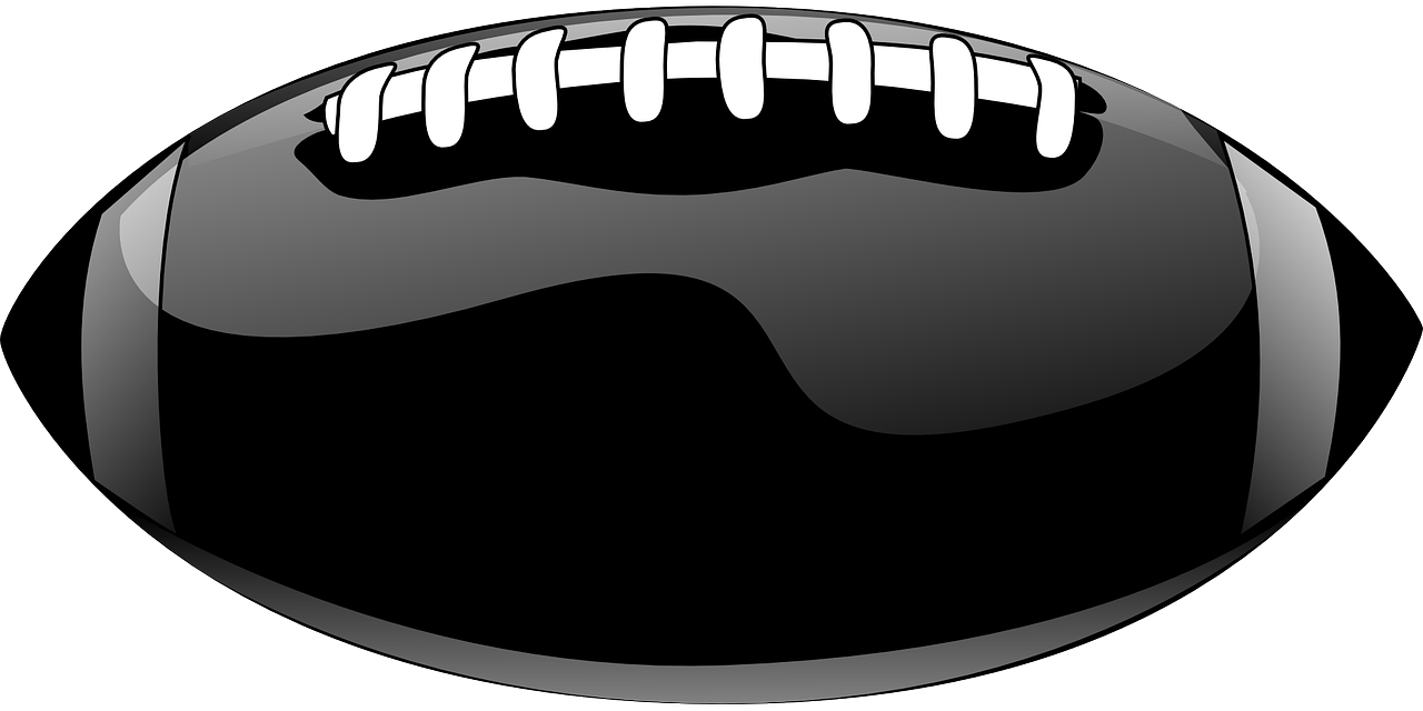 Rugby Ball Vector Illustration PNG Image