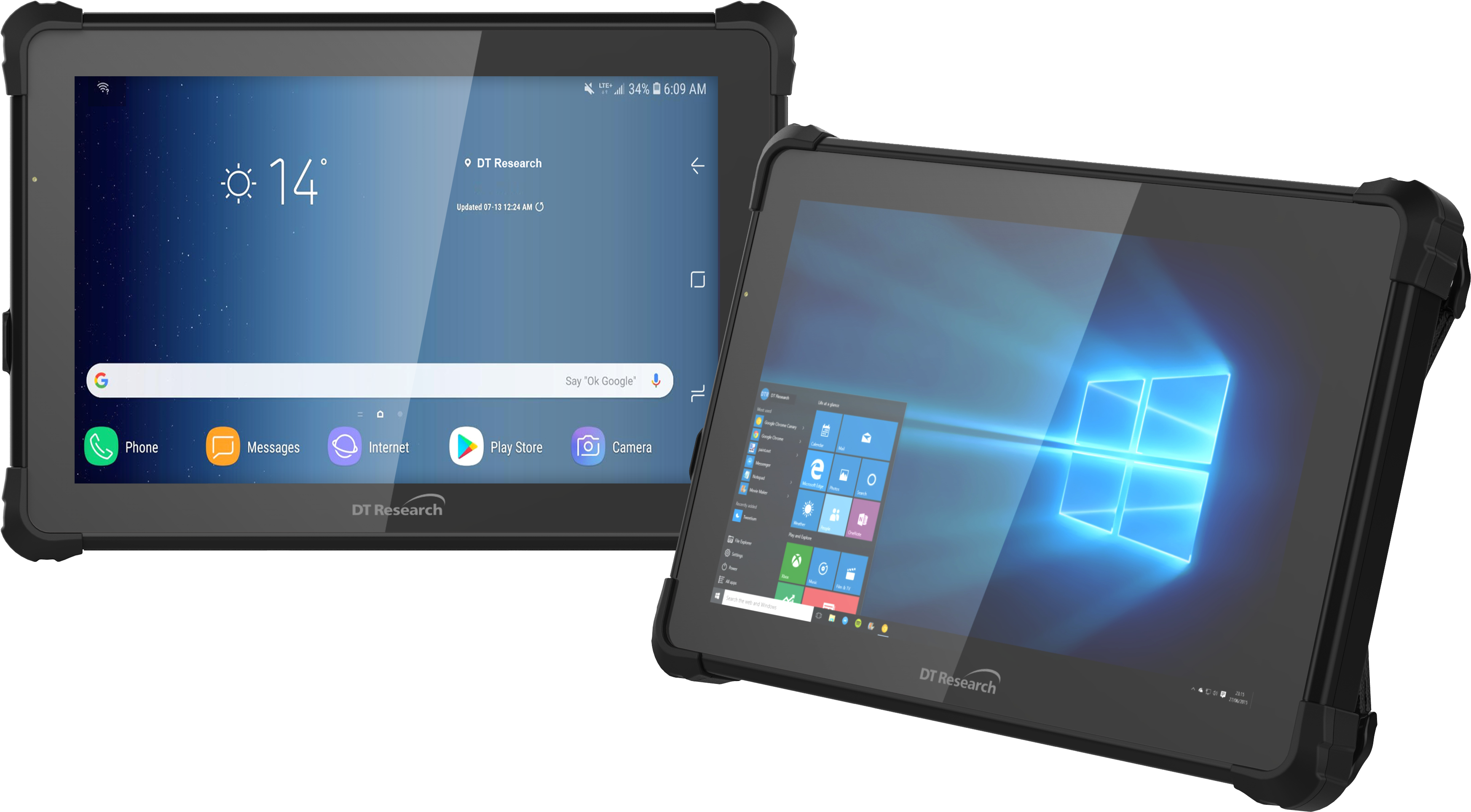 Rugged Dual O S Tablets PNG Image