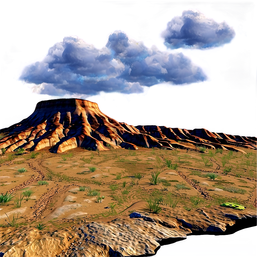 Rugged Mesa Terrain Png 30 PNG Image