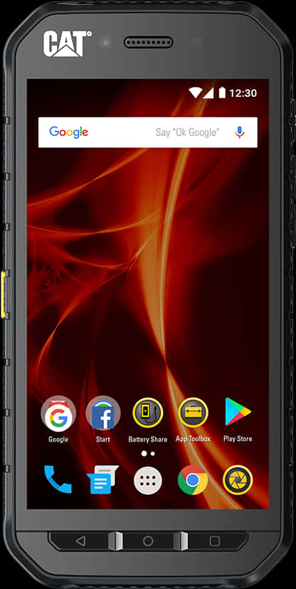 Rugged Smartphone Display PNG Image