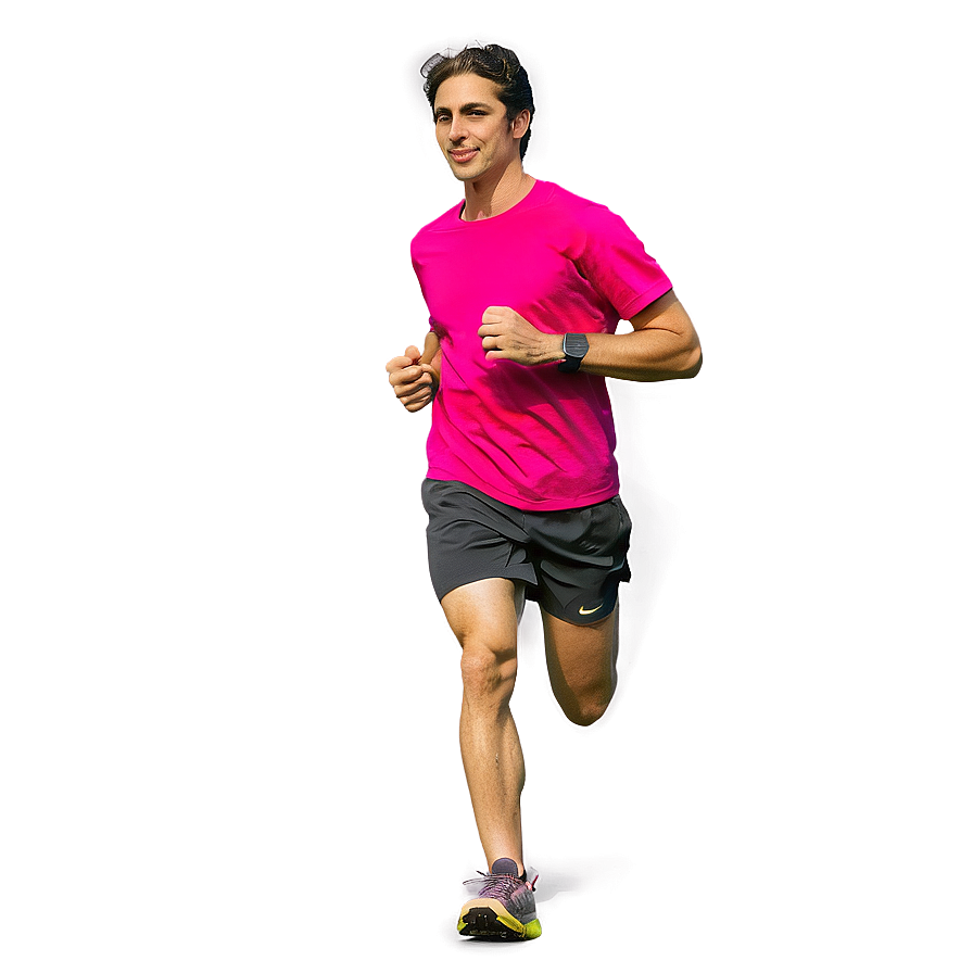 Runner At Sunrise Horizon Png 90 PNG Image